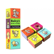 Load image into Gallery viewer, Baby's Book Tower (Set of 4 Mini Board Books)