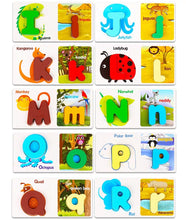 Load image into Gallery viewer, Alphabet ABC / Numbers Matching Puzzle