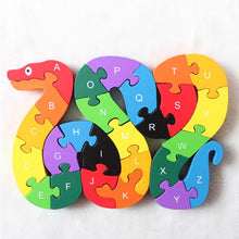 Load image into Gallery viewer, Montessori Alphabet ABC Jigsaw Puzzles (4 Different Designs)
