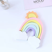 Load image into Gallery viewer, Wooden Rainbow Macaron Stacker