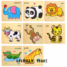 Load image into Gallery viewer, Wooden Mini Jigsaw Puzzle