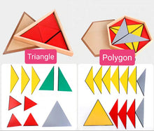 Load image into Gallery viewer, Montessori Shapes Tangram Puzzle