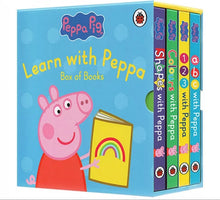 Load image into Gallery viewer, Learn With Peppa Box Of Books (Set of 4)