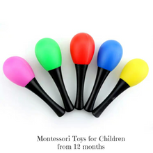 Load image into Gallery viewer, Musical Montessori Maracas