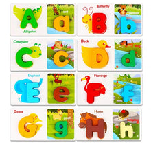 Load image into Gallery viewer, Alphabet ABC / Numbers Matching Puzzle