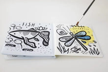Load image into Gallery viewer, Colour Me Watercolour Book - Who's In The Ocean & Who's In The Pond