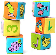 Load image into Gallery viewer, Soft Rattle Blocks