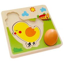 Load image into Gallery viewer, Chicken & Egg Stacking Nesting Puzzle