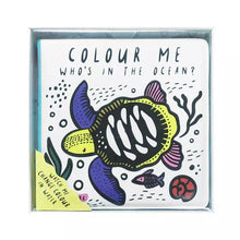 Load image into Gallery viewer, Colour Me Watercolour Book - Who's In The Ocean & Who's In The Pond