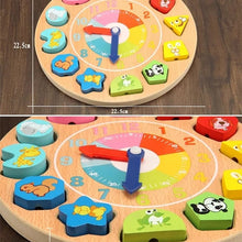 Load image into Gallery viewer, Wooden Clock Lacing Beads