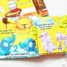 Load image into Gallery viewer, Baby Animals Counting Soft Book