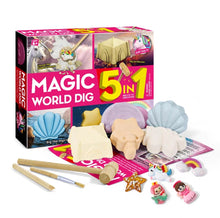 Load image into Gallery viewer, Unicorn Mining Kit - 5-in-1 Magic World Dig