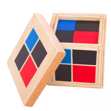 Load image into Gallery viewer, Montessori Binomial Cube Set
