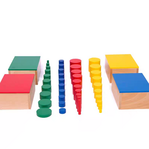 Montessori Knobless Classifying Cylinders