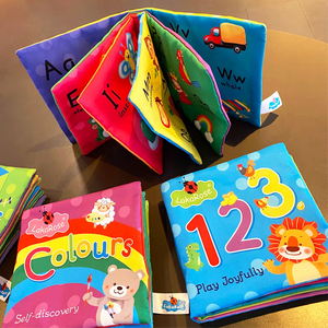 Crinkly Soft Books (Shapes, Colours, 123, ABC)