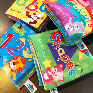 Crinkly Soft Books (Shapes, Colours, 123, ABC)