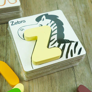 Alphabet ABC / Numbers Matching Puzzle