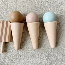 Load image into Gallery viewer, Montessori Ice Cream Wooden Set
