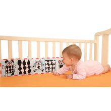 Load image into Gallery viewer, Coloured and Black &amp; White Cot Bumper Book

