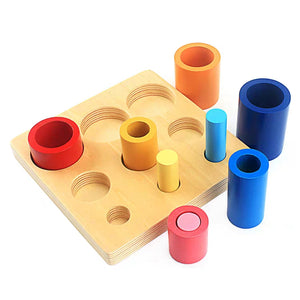 Montessori Wooden Knobbed Cylinders
