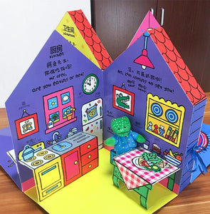 Pop Up And Play Book - Mr Crocodile Pretend Play 3D House