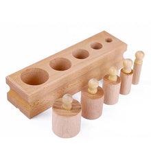 Load image into Gallery viewer, Montessori Knobbed Cylinders
