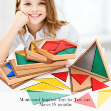 Load image into Gallery viewer, Montessori Shapes Tangram Puzzle
