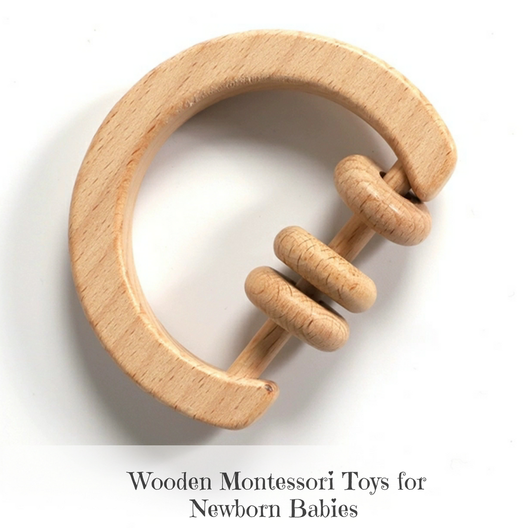 [Ready Stock] Wooden Montessori Rattles