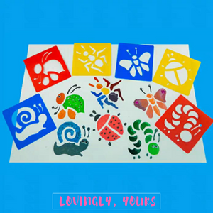 [Ready Stock] Painting Stencil Template (9 Different Designs)