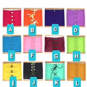 Montessori Life Skills Boards (12 Different Designs)