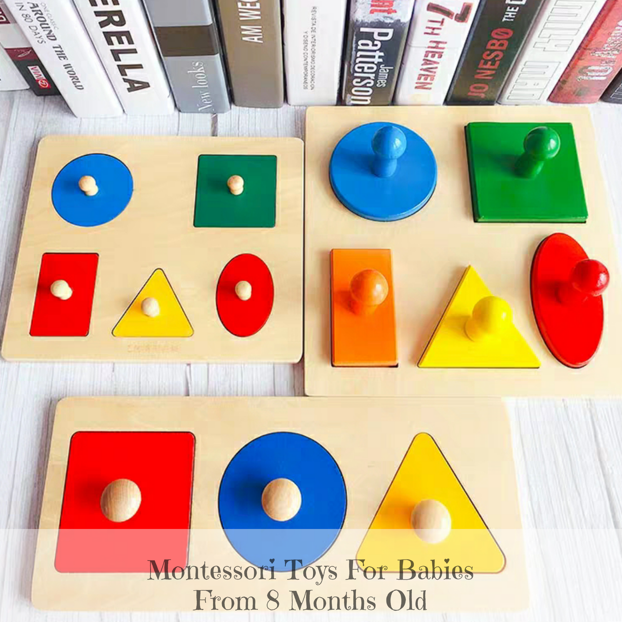 5 Shape Puzzle Toddler Montessori