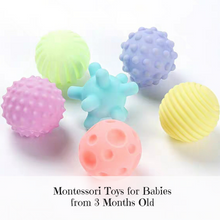 Load image into Gallery viewer, Montessori Textured Balls (Pastel)
