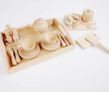 Load image into Gallery viewer, Montessori Inspired Pretend Play Kitchen Tea Set
