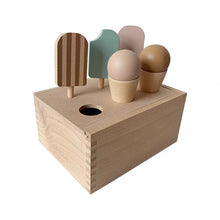 Load image into Gallery viewer, Montessori Ice Cream Wooden Set
