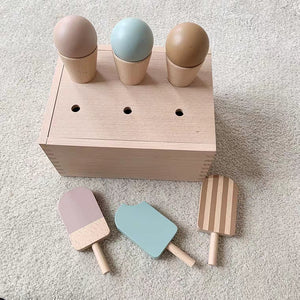 Montessori Ice Cream Wooden Set