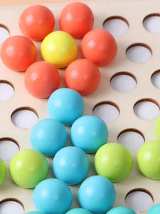 [Ready Stock] Montessori Sorting Rainbow Beads Pick Up Set