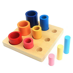 Montessori Wooden Knobbed Cylinders