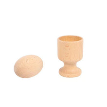 Load image into Gallery viewer, [Ready Stock] Montessori Wooden Egg and Cup
