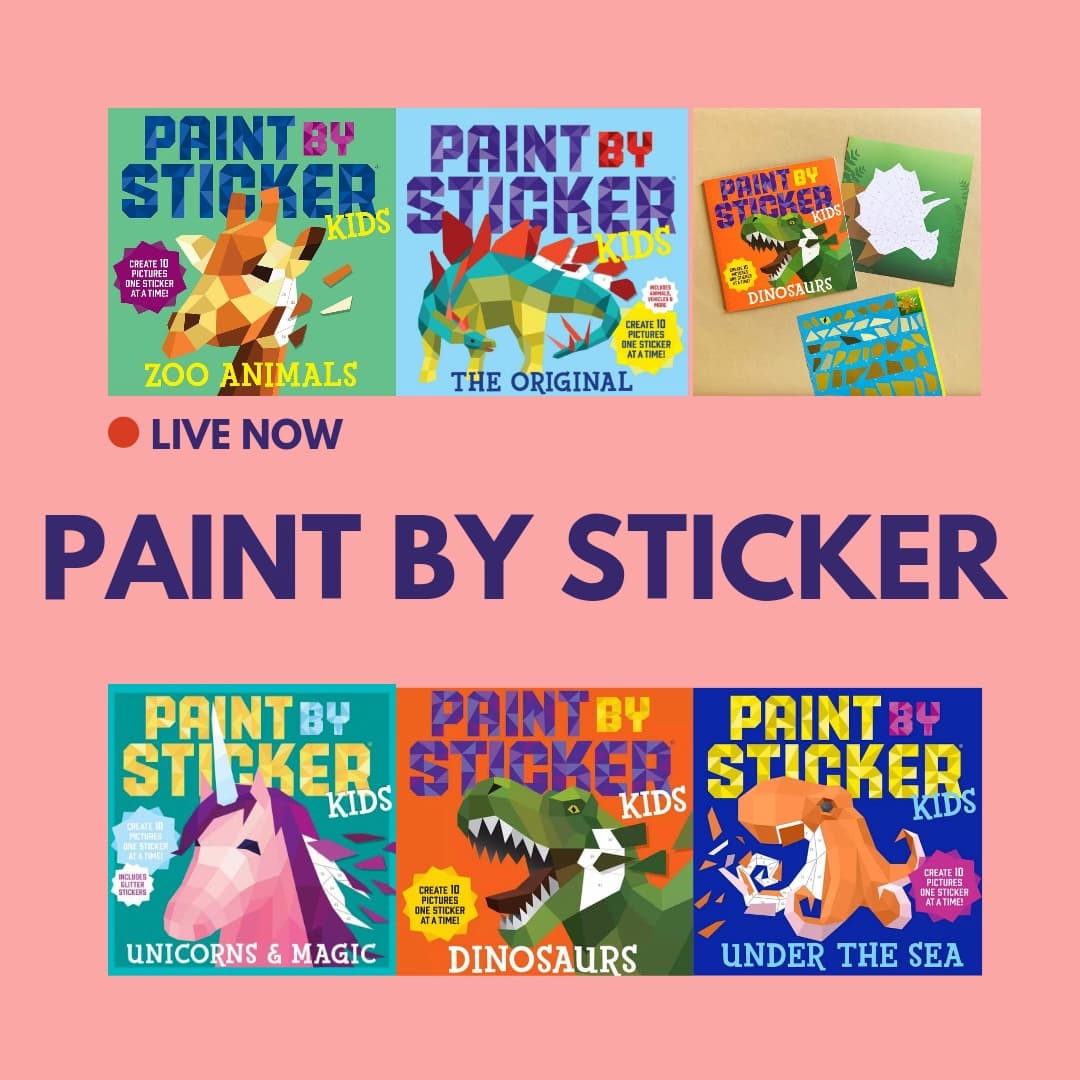 Paint by Sticker: Create 12 Masterpieces One Sticker at a Time!