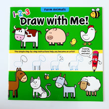 Load image into Gallery viewer, [Ready Stock] Draw With Me Books (Dino/Ocean/Farm/Wild Animals)
