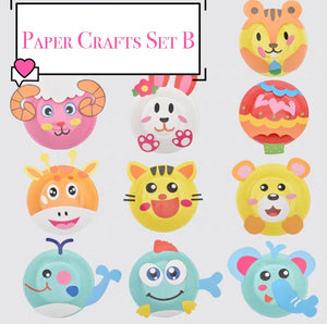 [Ready Stock] DIY Paper Plate Crafts (3 Different Sets)