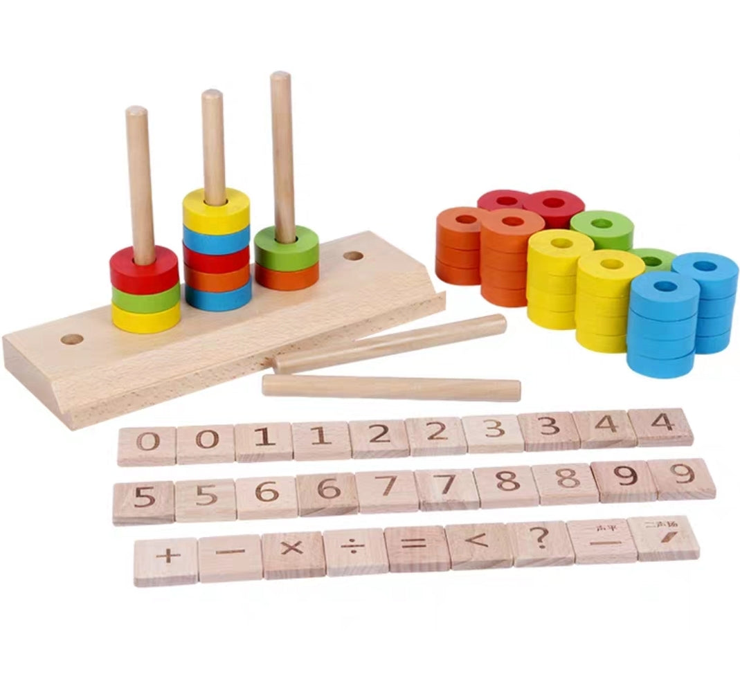 Montessori Colour & Number Sorting Rings Set – lovinglyyoursg
