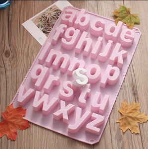 [Ready Stock] ABC Alphabet Upper/Lower Case Moulds
