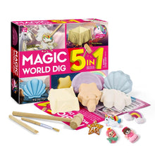 Load image into Gallery viewer, Unicorn Mining Kit - 5-in-1 Magic World Dig
