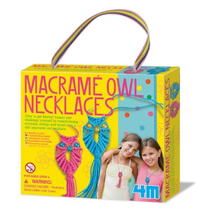 [Ready Stock] DIY Macrame Owl Necklace