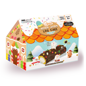[Ready Stock] Christmas Holly Jolly Log Cake Kit